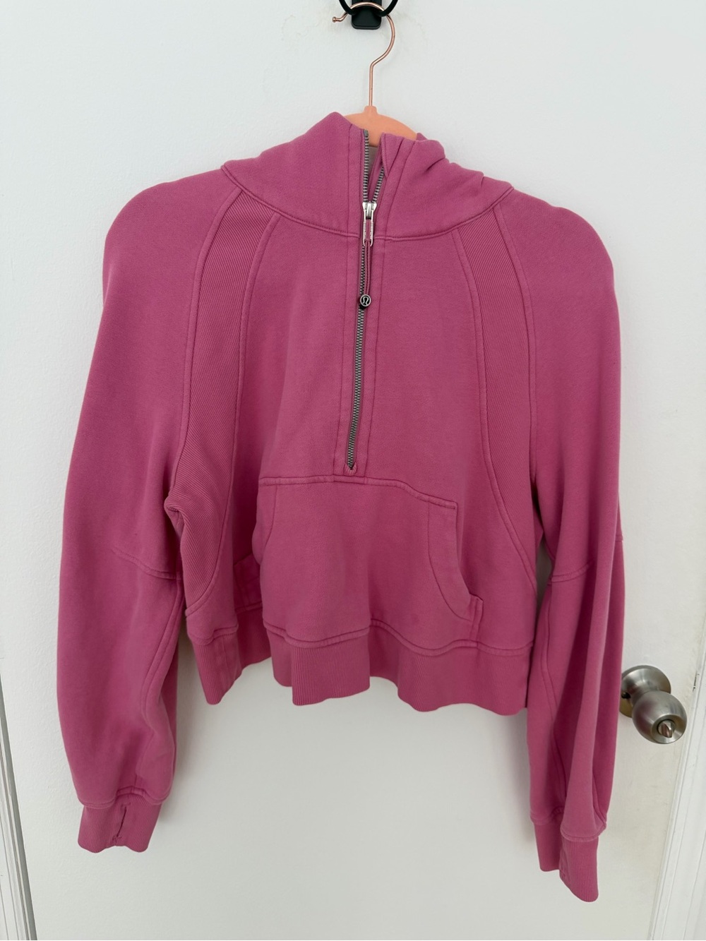 Lululemon Scuba Cropped Half-Zip Hoodie